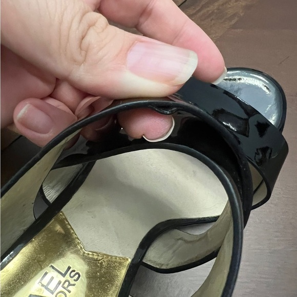 Michael Kors MK Joselle Patent Leather Sandals - Picture 2 of 10
